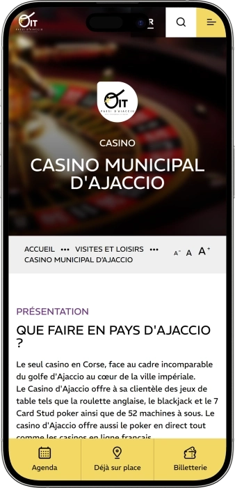Casino Munic­ipal d’Ajaccio App